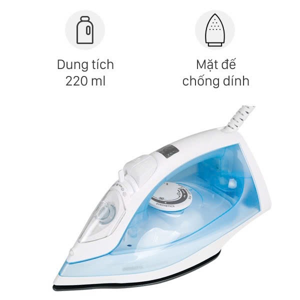 Bàn ủi hơi nước Philips GC1740 - Bảo Hành 2 Năm