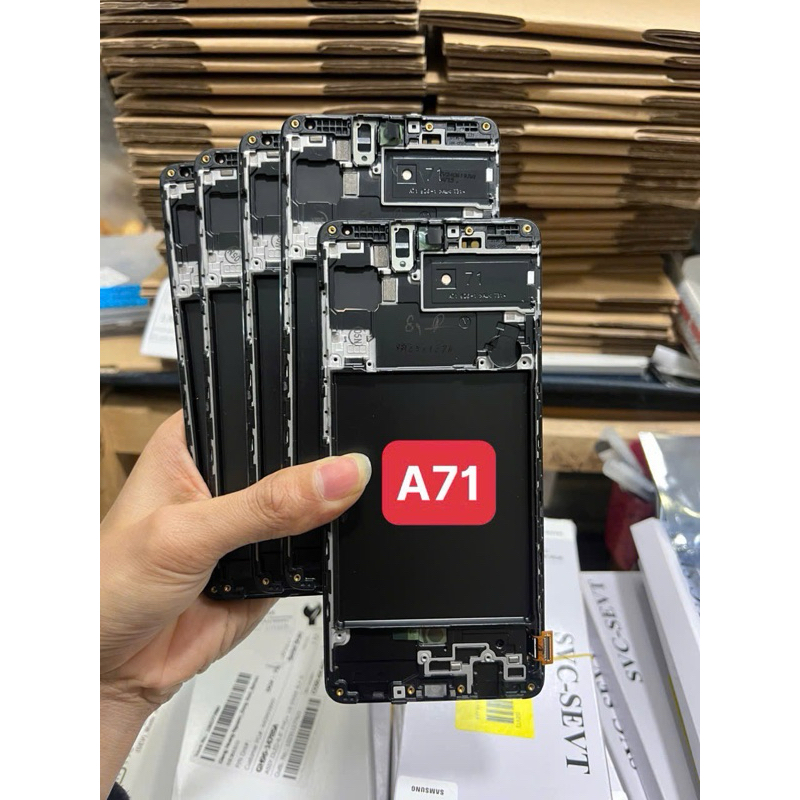 Màn hình Samsung A71 new khung