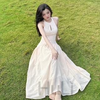 Jessi Dress- ĐẦM MAXI CỔ YẾM THANH LỊCH