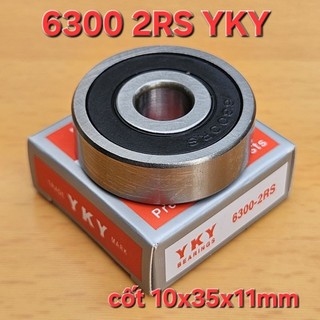 Hộp 10 cái  bạc đạn 6300 2RS YKY ( cốt 10x35x11 mm )