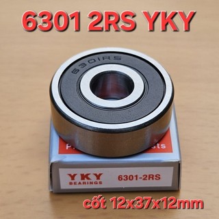 Hộp 10 cái bạc đạn 6301 2RS YKY ( cốt 12x37x12mm)