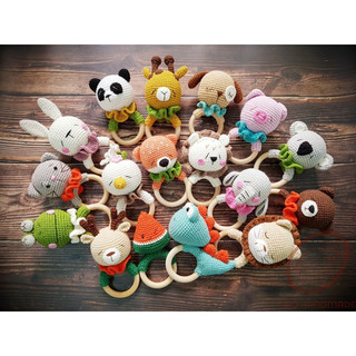 Vòng lục lạc gỗ handmade cho bé