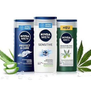 Nivea Men Đức - Sữa Tắm Dầu Gội đầu cho Nam giới đủ mùi 