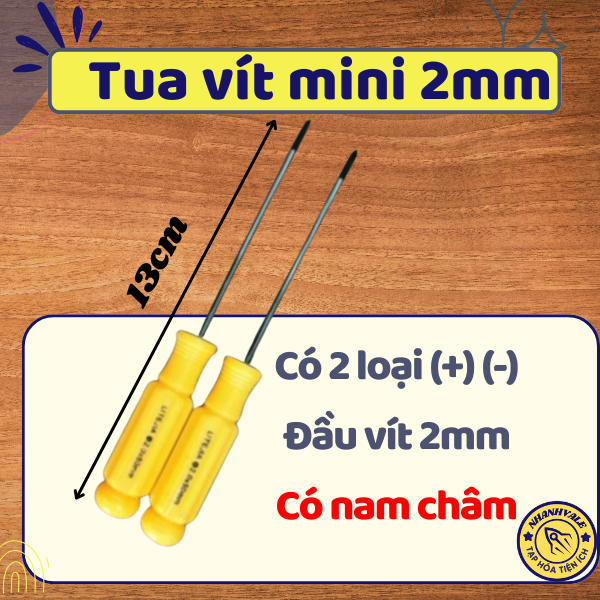 Tua vít mini 2mm (∅2 x 13cm)