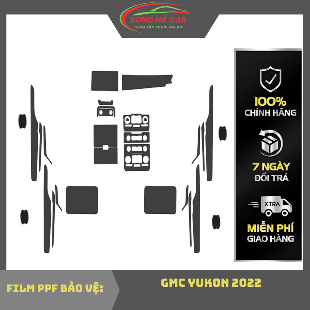 GMC Yukon 2022 Dán PPF bảo vệ nội thất, chống xước và luôn bóng đẹp