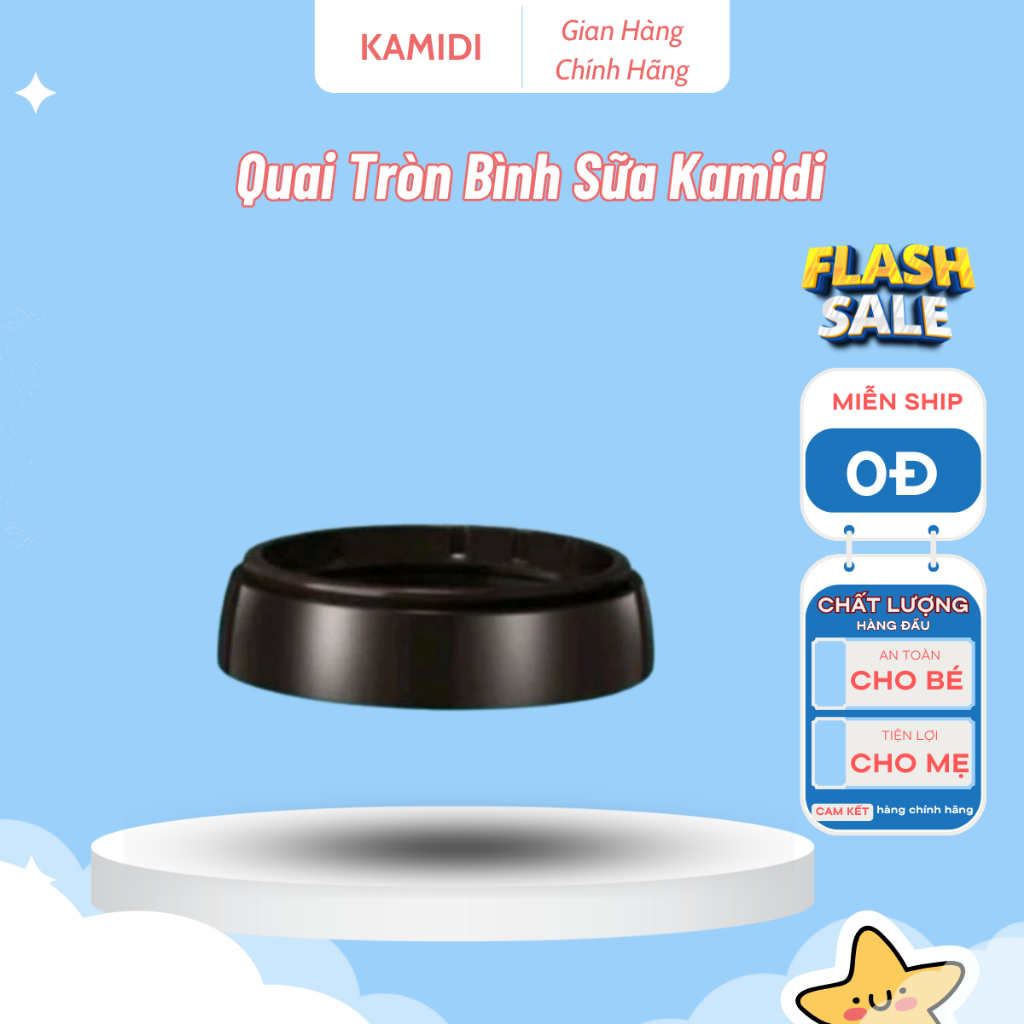 Quai Tròn Bình Sữa Kamidi, Phụ Kiện Bình Sữa Kamidi Tiện Lợi Sử Dụng