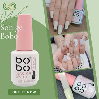 Sơn gel nail móng màu trắng, trắng sữa, nước gạo, đen, thạch nâu, hồng - Sơn gel BOBO