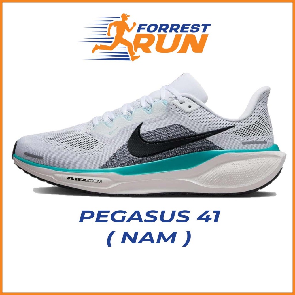 Giày chạy bộ nam Pegasus 41 FD2722-103 – Trắng xanh