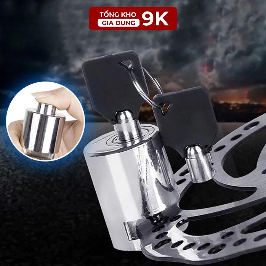 Khóa Phanh Đĩa Xe Máy, Xe Đạp Chống Trộm Chất Liệu Thép Nguyên Khối, Thiết Kế Thông Minh An Toàn, Tiện Lợi. TKVA 530 -