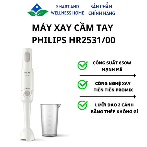 Máy xay cầm tay Philips HR2531/00 - Bảo hành 24 tháng