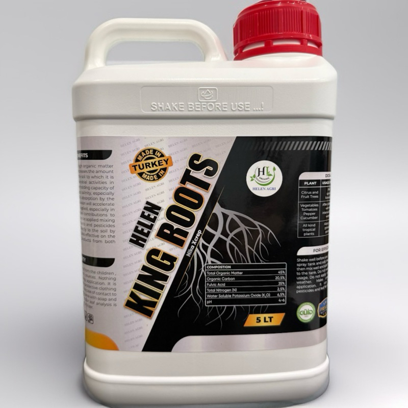 Helen King Roots 5L - Phân bón hữu cơ cao cấp nhập khẩu Thổ Nhĩ Kỳ
