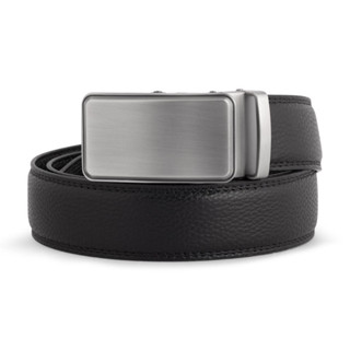 Thắt lưng da bò nam cao cấp vân hạt - dây nịt da nam mặt khoá inox304 M2LYB - Mã V05