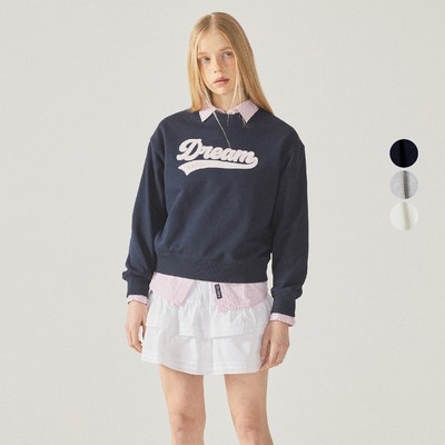 Áo Sweater WHO.A.U Lettering Patch Sweatshirt_WHMWF2222F