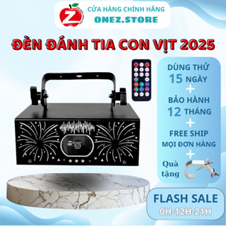 Đèn Đánh Tia 3D Con Vịt 2025 Cảm Biến Âm Thanh Chuyển Động Hình Cho Sân Khấu Phòng Ngủ Phòng Bay Karaoke 265 Hiệu Ứng