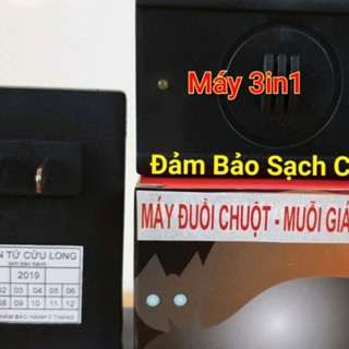 [Giao Hỏa Tốc) Máy 3IN1 Cửu Long Đuổi Chuột Gián -Thiết Bị 3 IN 1 Đuổi Chuột Gián Dùng Sóng Siêu Hiệu Quả