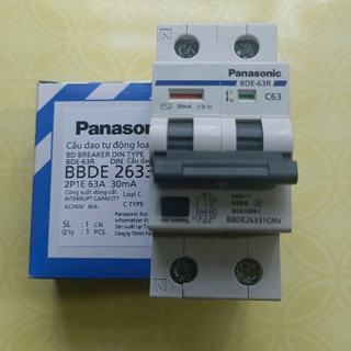 CB Chống Giật Panasonic 32 - 63A 30ma, RCBO Siemens 5SU9356-1KK32 32A 30mA 6kA 1P+N
