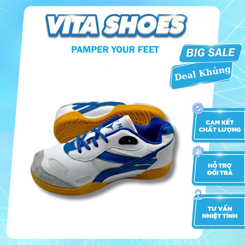 [Xả kho] Giày cầu lông, giày thể thao chơi bóng chuyền Peace Max khâu đế cày sân bê tông [CPC6]