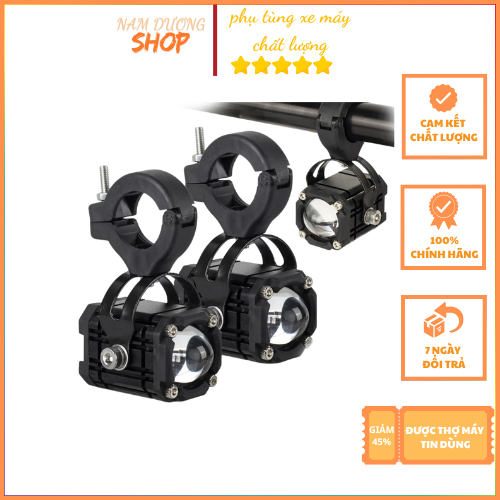 [GIÁ 1 ĐÈN] Đèn Bi Cầu W2 Mini 4 Chế Độ – Auto Passing – Phiên Bản Mới – Dùng Điện DC 12-80V