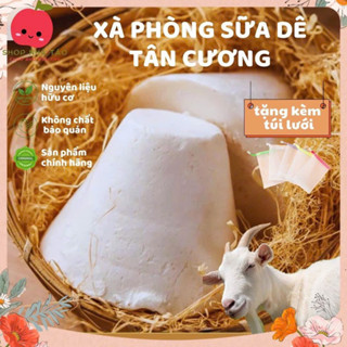 Xà Phòng Sữa Dê Tân Cương Trắng Da 160gr - Tặng lưới tạo bọt [Chính gốc Tân Cương]