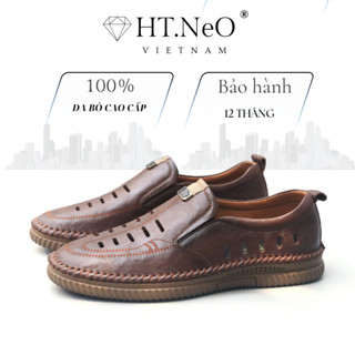 Giày Hè - Giày Rọ Nam Thoáng Khí HT.NeO Da Bò Cao Cấp GT-32