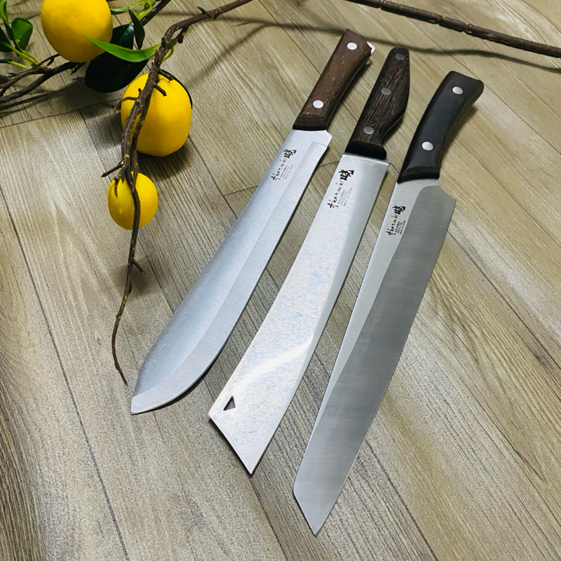 Dao thái đa năng Nhật Akatsuki hàng bãi, rất sắc bén, không rỉ sét, cán gỗ đầm tay