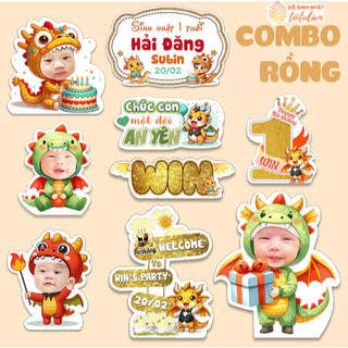 Combo Chibi trang trí sinh nhật cho bé - Tôi Tự Làm