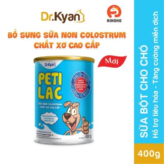 Sữa non Tăng cường đề kháng và Hỗ trợ tiêu hóa cho Chó PETILAC Dr.Kyan Lon 400g