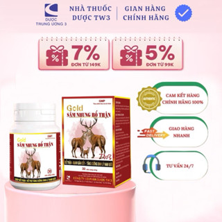 [TW3] Sâm Nhung Bổ Thận TW3 (Hộp 30 viên) - CHÍNH HÃNG