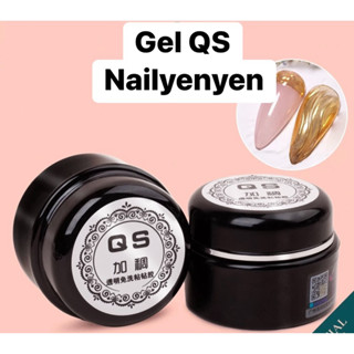 Gel QS vẽ nổi chính hãng 20ml - Gel đa năng đặc vẽ hoa thủy tinh, vẽ chà tráng gương, tạo hình nail