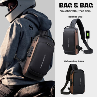 Túi Đeo Chéo Nam Cao Cấp Chống Nước Khóa Chống Trộm Thời Trang Cá Tính SP009