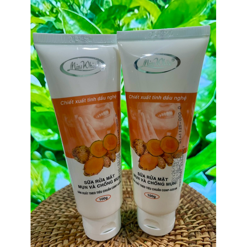 Sữa rửa mặt misswhite mụn, thâm