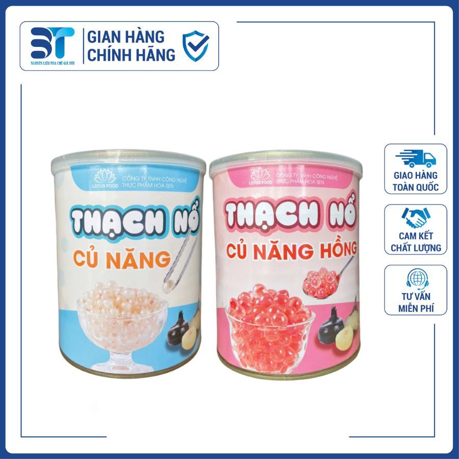 Thạch Nổ Củ Năng / Hạt Nổ Củ Năng Lotus (900g)