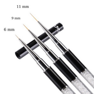 Cọ nét cán đá siêu mảnh đủ size 7-9-11mm vẽ móng chuẩn xịn
