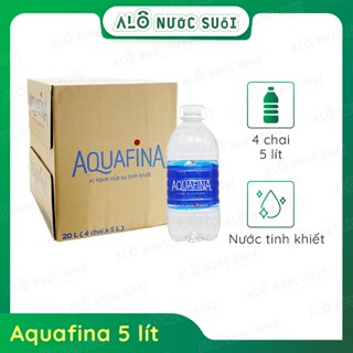 Thùng nước suối tinh khiết Aquafina 5L (4 chai)