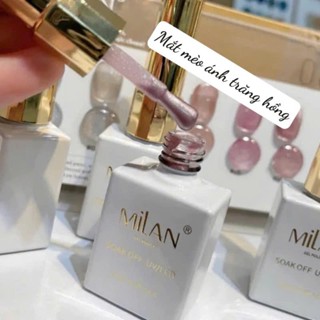 Mắt mèo ánh trăng hồng milan siêu xinh làm nail
