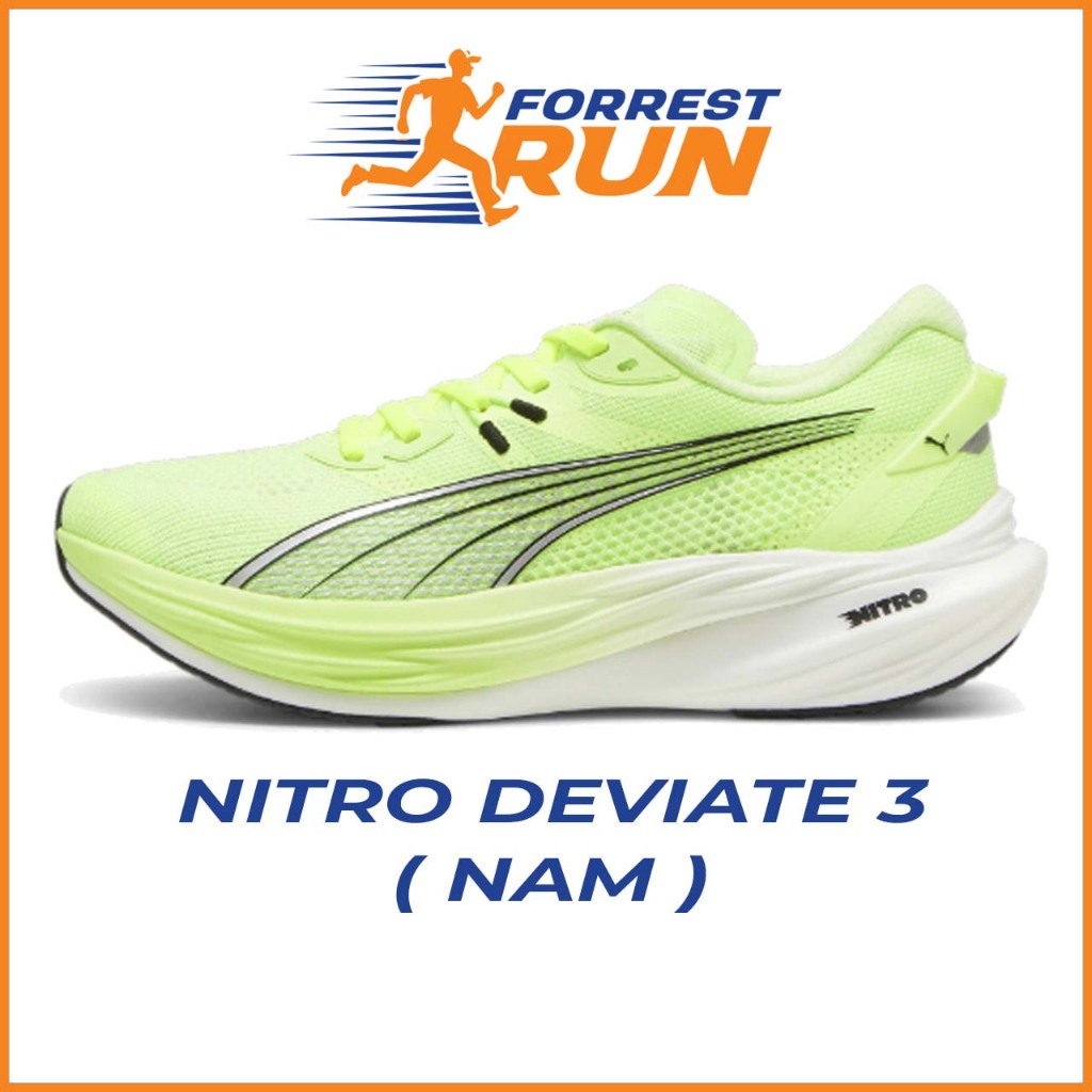 Giày chạy bộ nam Deviate NITRO 3 Xanh Neon 309707-06