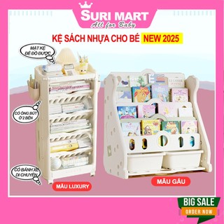 KỆ ĐỰNG SÁCH GẤU CHO BÉ, GIÁ SÁCH NHỰA CHO BÉ NHIỀU MẪU