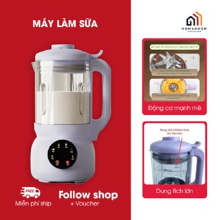 Máy Làm Sữa Hạt OSTMARS Cối Thuỷ Tinh Đa Chức Năng Nấu Dung Tích 1100ml Lưỡi Dao 10 Cánh.Bảo hành 1 đổi 1.