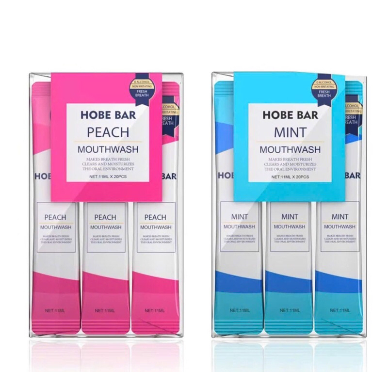 Nước Súc Miệng HOBEBAR Giúp Hơi Thở Thơm Mát Hỗ Trợ Cải Thiện Sức Khỏe Răng Miệng