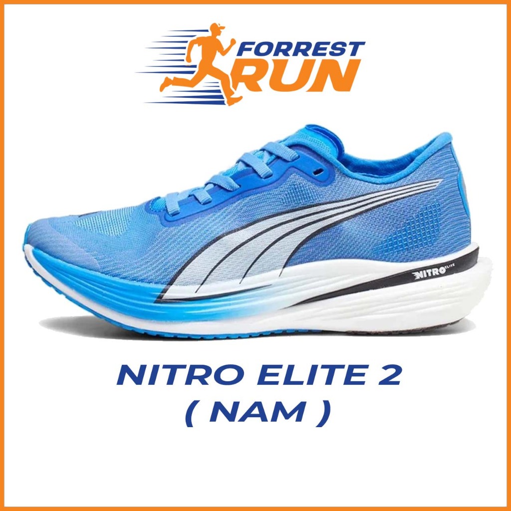 Giày chạy Marathon Deviate Nitro Elite 2 Nam 377786-02 - Xanh Hồng