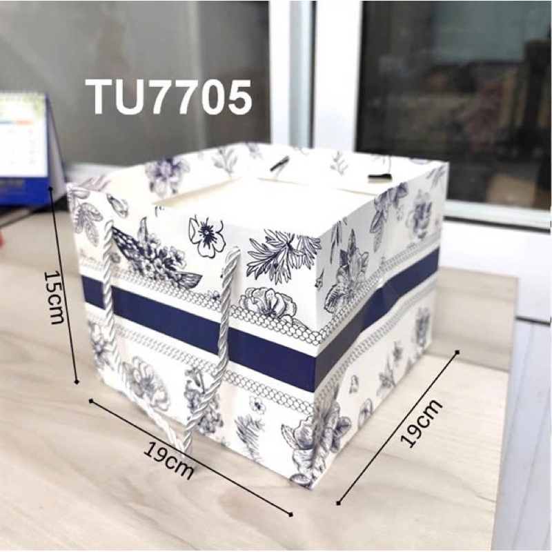 Túi giấy đựng quà tặng, Túi giấy đựng hộp bánh 4 ngăn, 6 ngăn