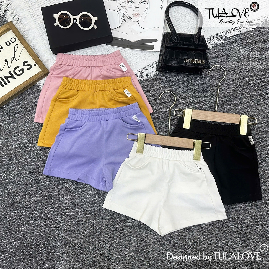 Quần Short Bé Gái Vải X-Leo Chất Lượng Cao, Form Cực Yêu Tulalove, Quần Short Bé Gái.