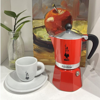 Ấm pha cà phê Bialetti Rainbow Red 3 cup