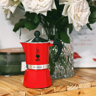 Ấm pha cà phê Bialetti Rainbow Red 3 cup