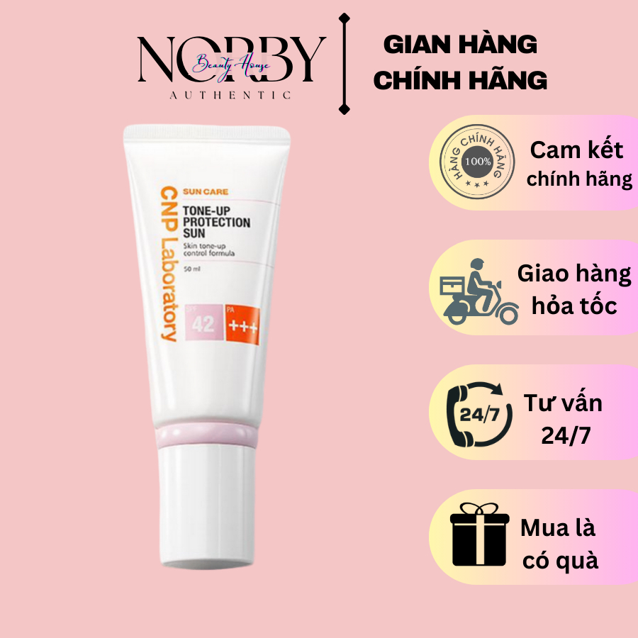 Kem chống nắng CNP Kem chống nắng vật lý CNP LABORATORY nâng tone da Spf42 Pa +++ cao cấp