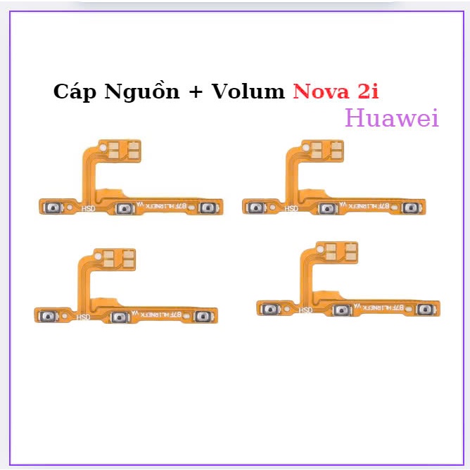 Cáp nguon + Volum huawei nova 2i