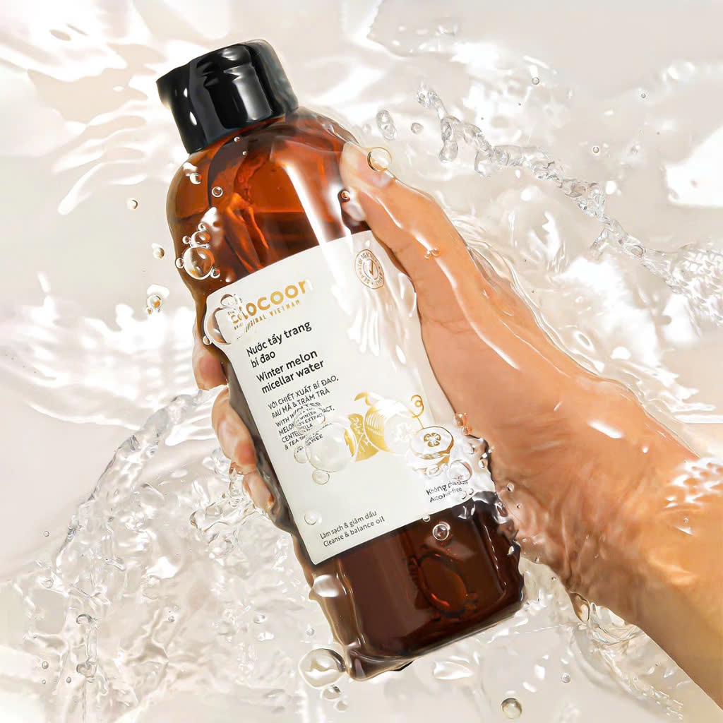 BIGSIZE - Nước tẩy trang bí đao cocoon 500ml, 140ml dành cho da dầu, da mụn | BigBuy360 - bigbuy360.vn