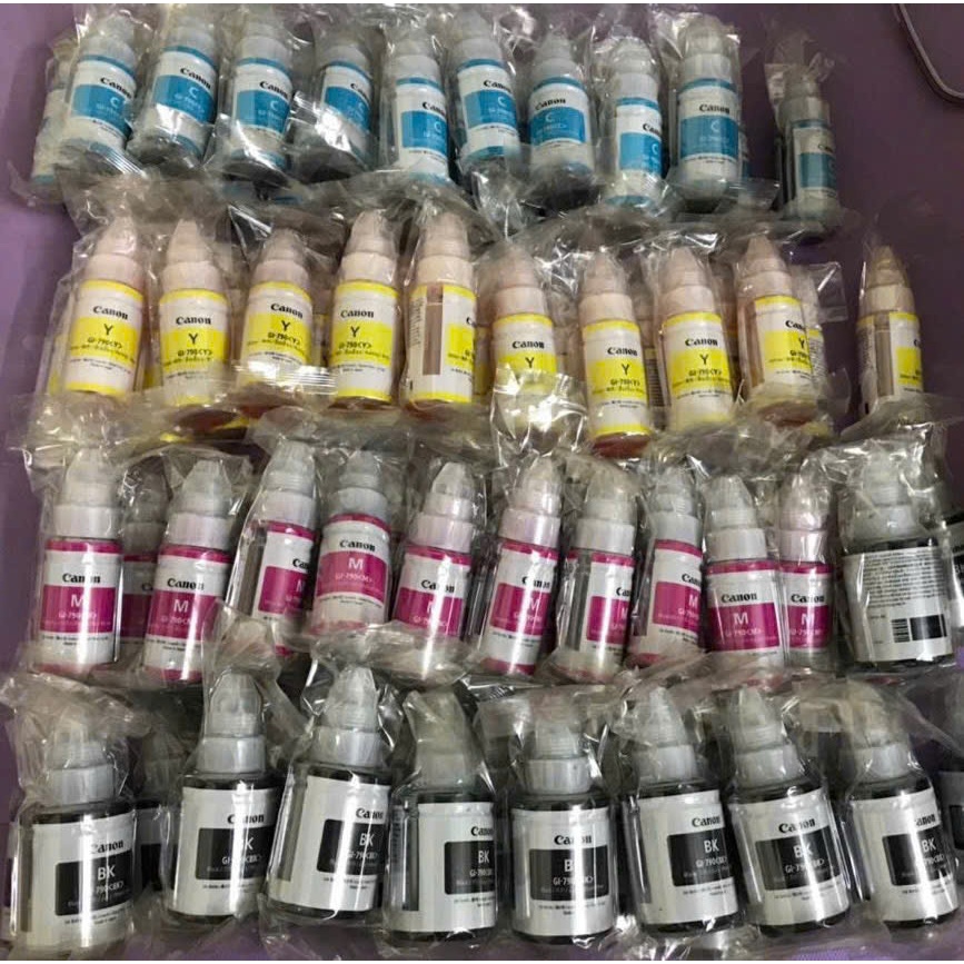 Chính Hãng Bộ mực 4 màu Canon G1000, G1010, G2000, G2010, G3000, G3010