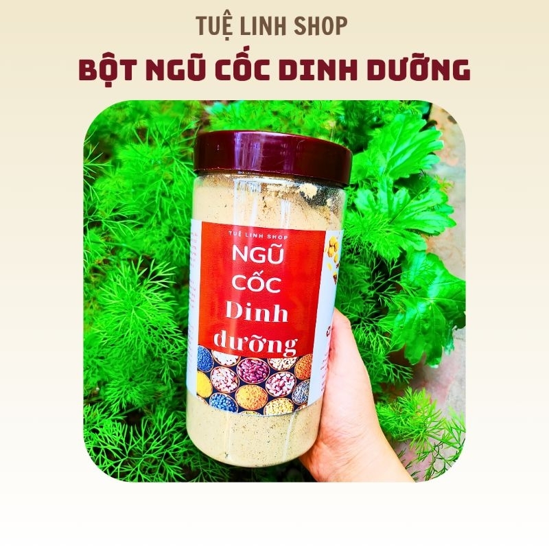 Bột ngũ cốc dinh dưỡng Tuệ Linh 1kg - Rang xay nguyên chất, không chứa đường