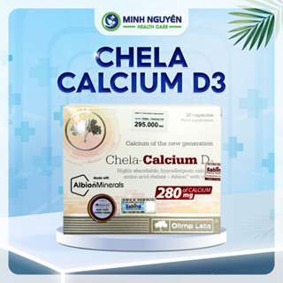 Canxi Chela-Calcium D3 (Olimp labs) Canxi cho phụ nữ mang thai, bổ sung canxi và vitamin D3 hộp 30v - DNC07